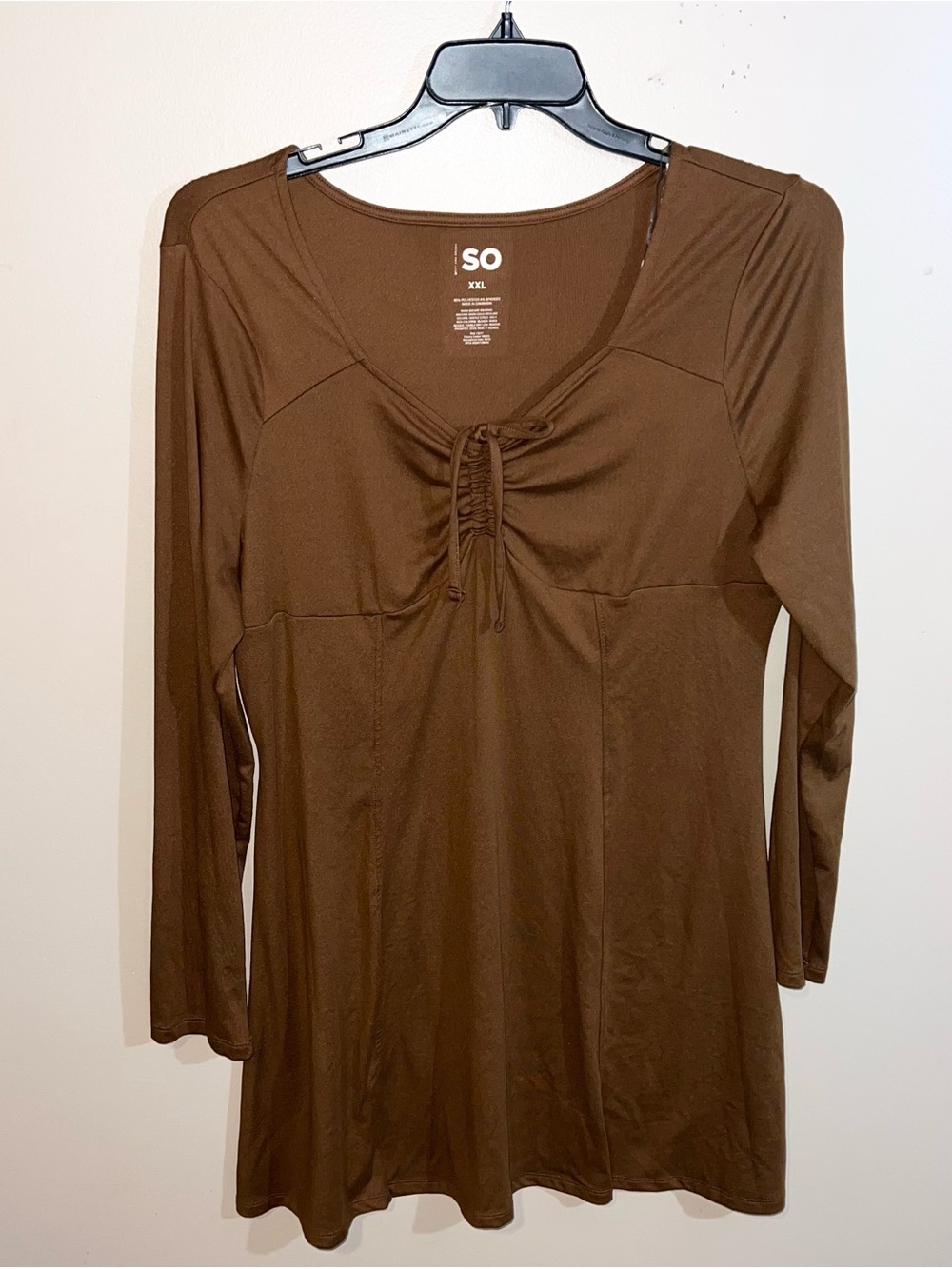 Sonoma Long Sleeve Dress Women’s XXL Brown